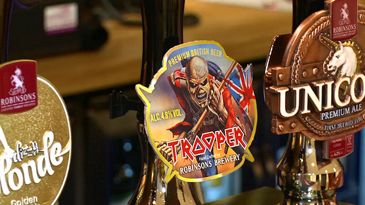 Iron Maiden Beer in Manchester bars